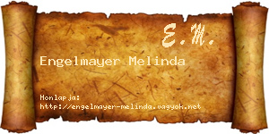 Engelmayer Melinda névjegykártya